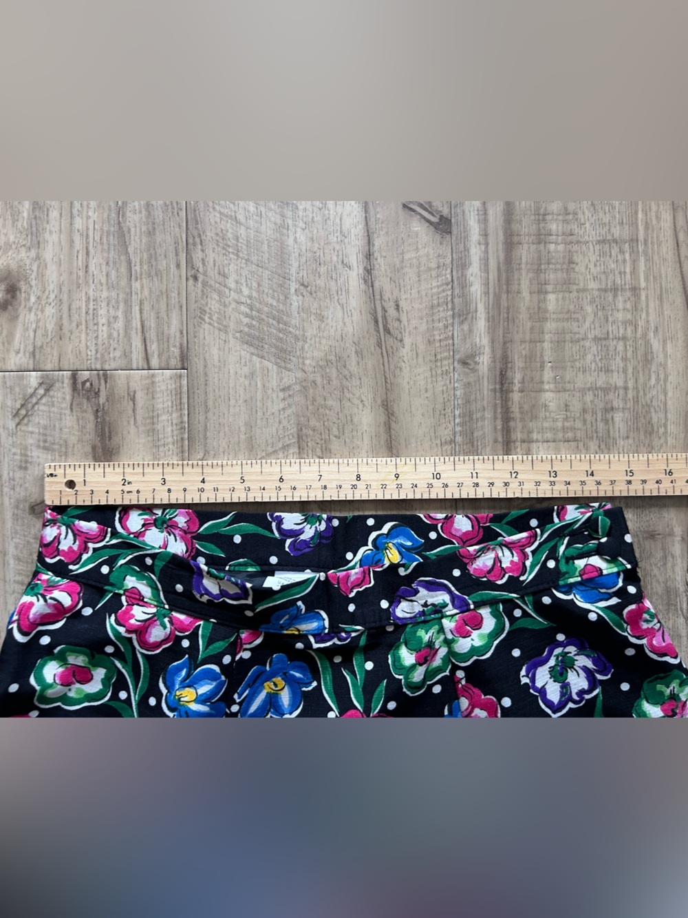Floral A-Line Maxi Skirt in Black with Multicolor Blooms summer feminine party - Picture 7 of 8